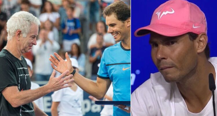 Rafael Nadal fue contundente contra John McEnroe