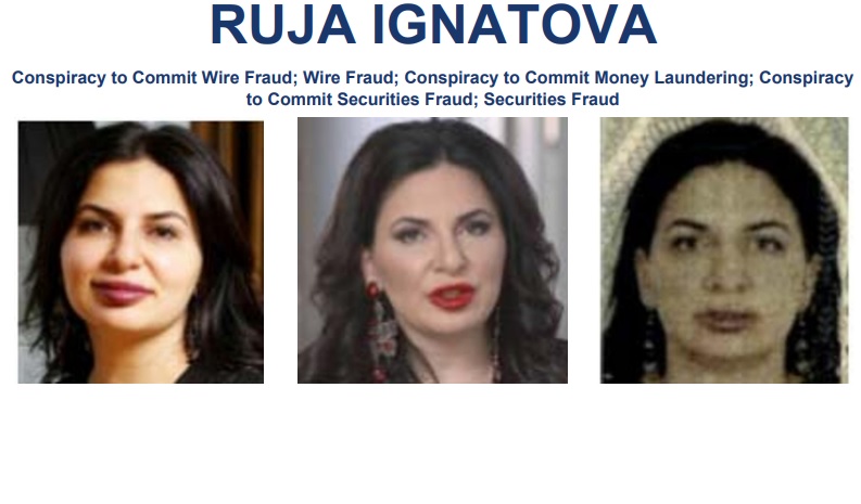Ruja Ignatova una de las 10 personas fugitivas más buscadas por el FBI