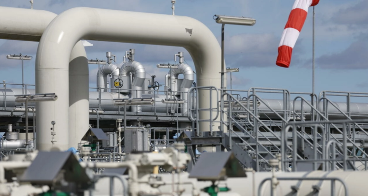 Instalación de recepción y distribución del gas natural en Lubmin, en el norte de Alemania.