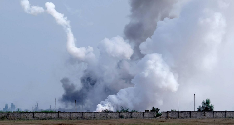 Las recientes explosiones en Crimea.