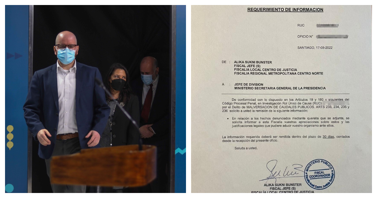 Segpres tendrá 30 días para responder a Fiscalía en caso por impresión de propuesta de Constitución