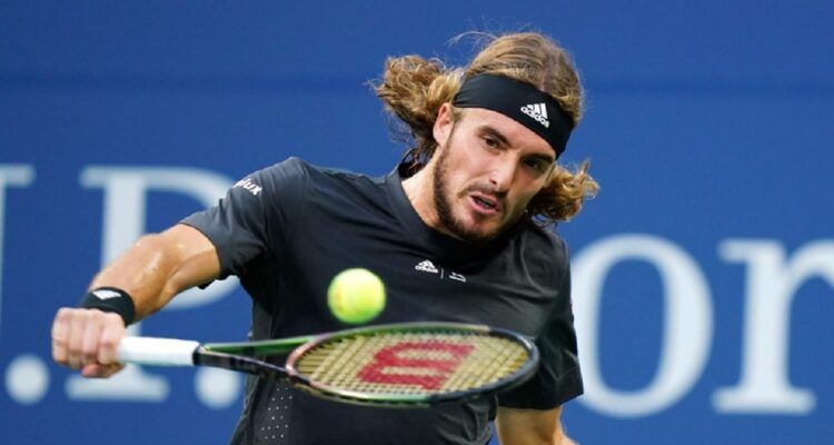 Stefanos Tsitsipas se descargó tras ser eliminado del US Open.