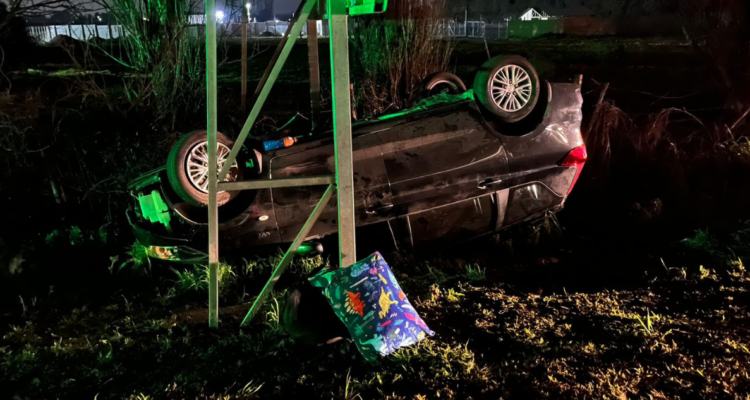 Volcamiento en Talagante