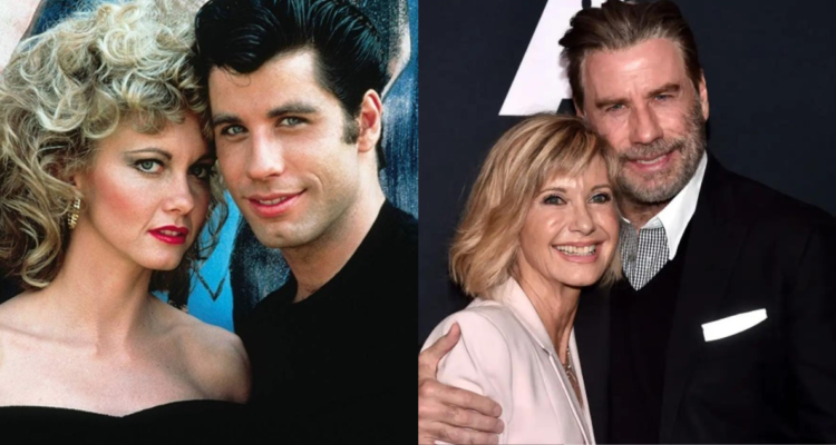 Olivia Newton-John y Travolta