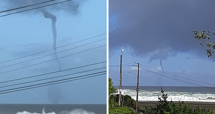 Captan tromba marina en Cobquecura