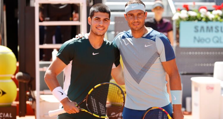 Carlos Alcaraz y Rafael Nadal