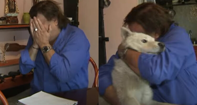 Zalo Reyes y su perro Rocky