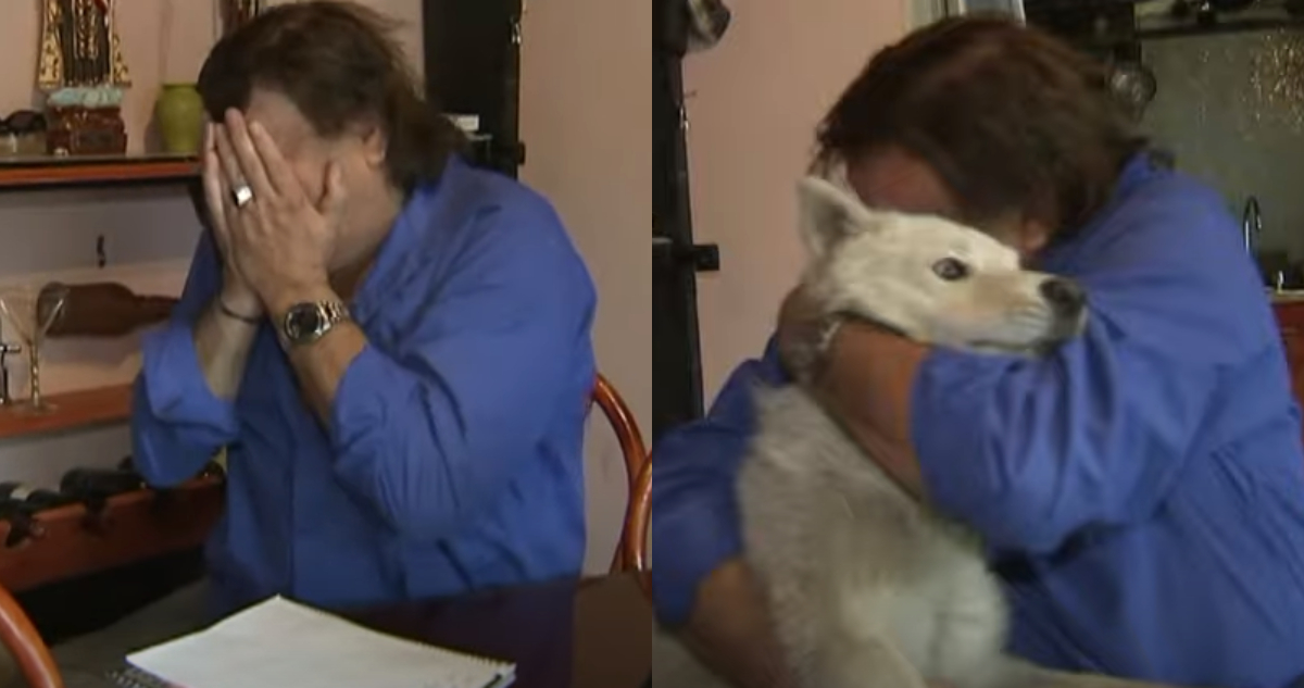 Zalo Reyes y su perro Rocky