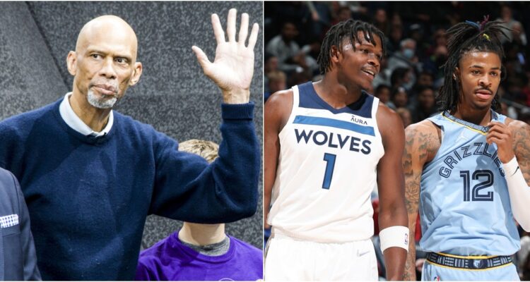 Kareem Abdul-Jabbar contra Anthony Edwards