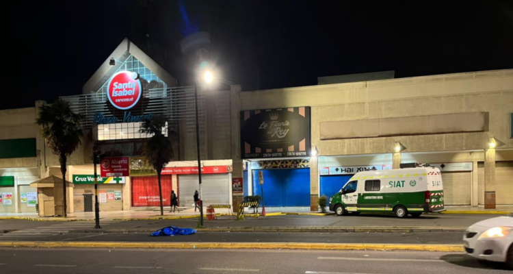 Lugar donde una persona murió tras accidente de tránsito