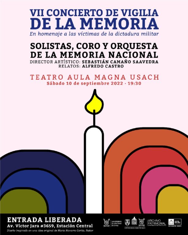 Afiche de Concierto de Vigilia de la Memoria 
