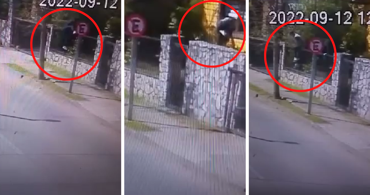 Video capta descarado robo a vivienda en sector Andalué de San Pedro de la Paz.