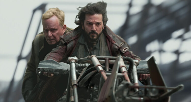 Diego Luna y Stellan Skarsgard enn Andor