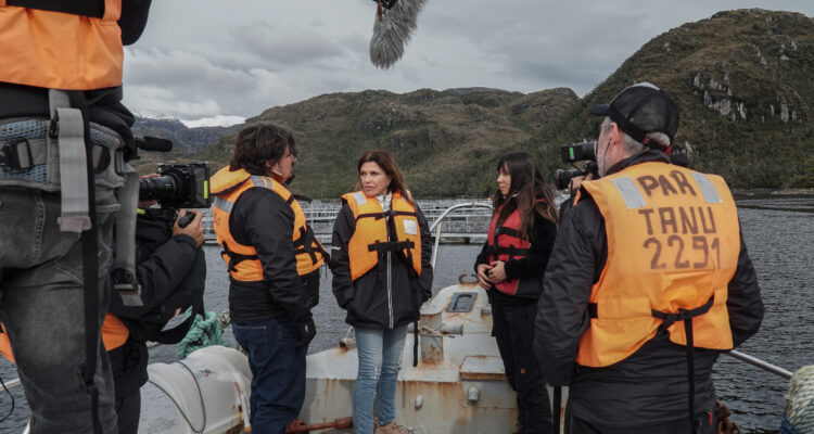 Carolina Arregui en Patagonia