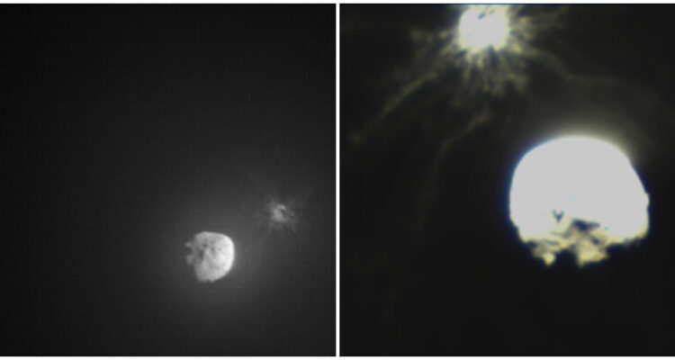 Asteroide impactado por DART