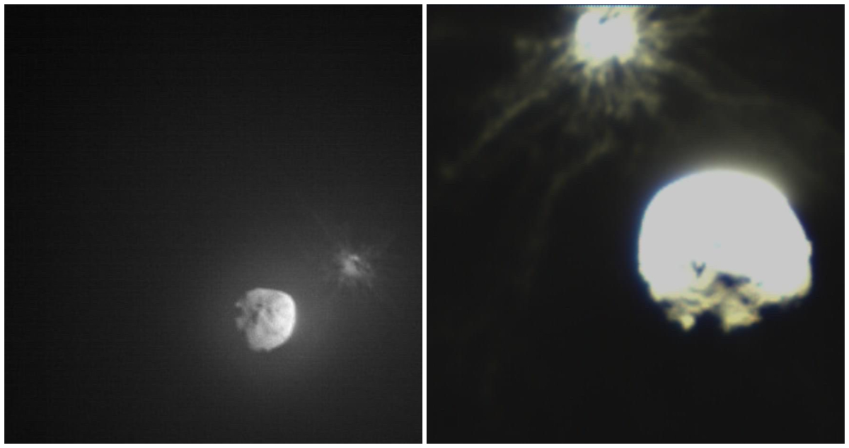 Asteroide impactado por DART