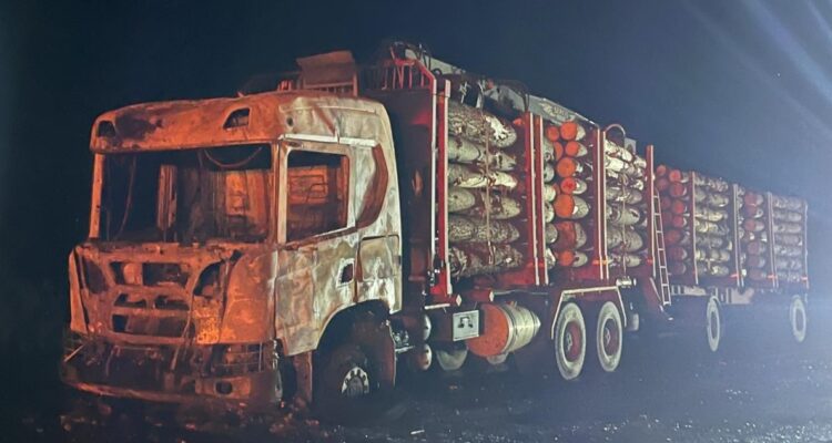 Ataque incendiario en Malleco