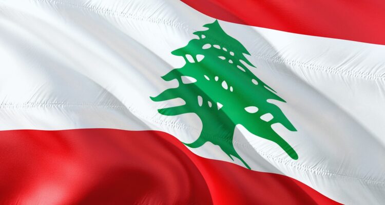 Bandera de El Líbano