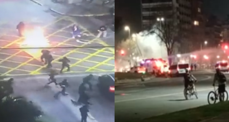 Reportan barricadas en Santiago