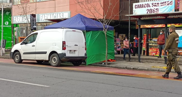 cadáver hombre Barrio Franklin