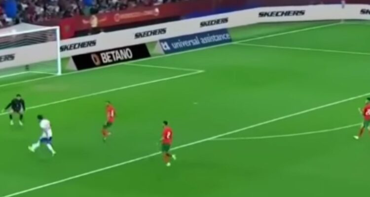 Ben Brereton tuvo el gol para Chile ante Marruecos.