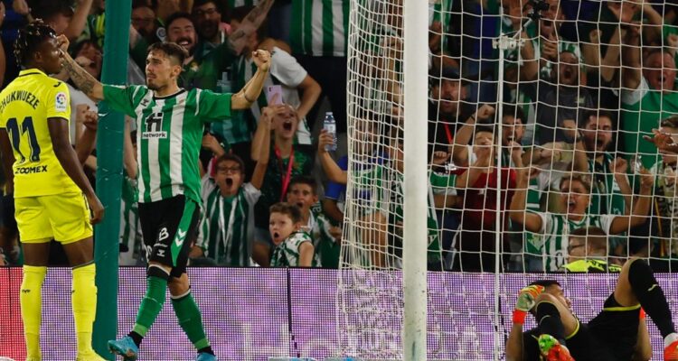 Betis de Pellegrini ganó al Villarreal y se pone tercero en la liga española