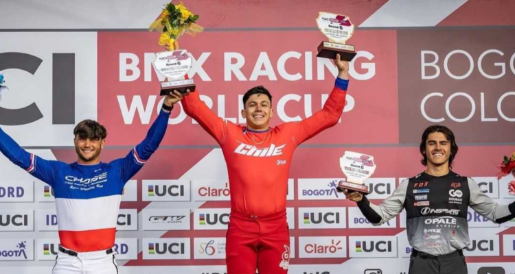 Mauricio Molina se queda con el oro en la sexta fecha de la Copa Mundial de UCI BMX,