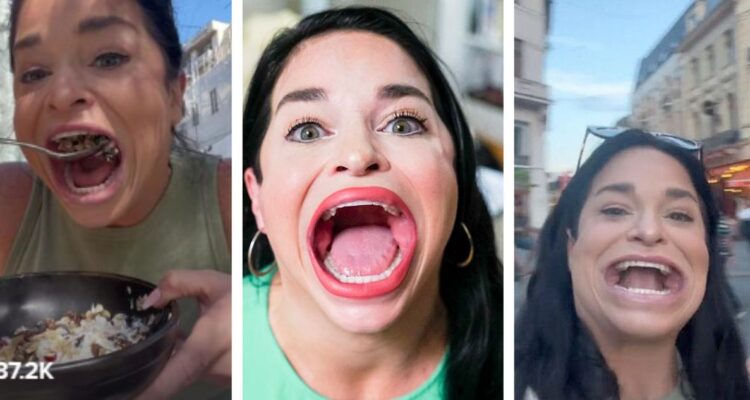 Sam Ramsdell, la mujer con la boca más grande del mundo