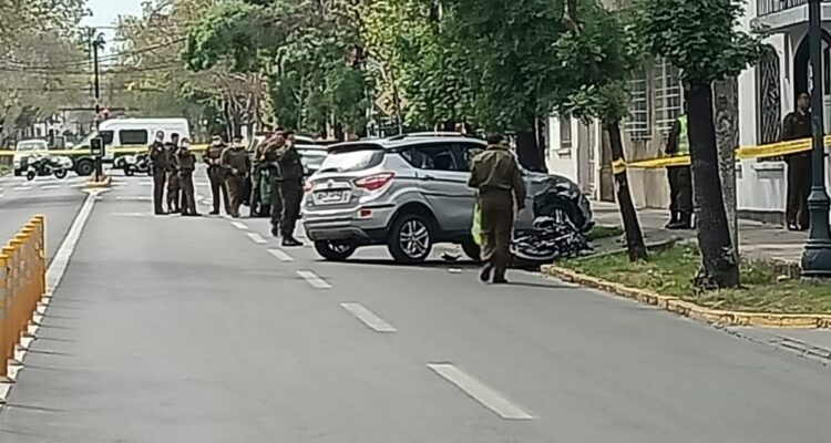 Carabinero en moto muere tras accidente de tránsito en Providencia