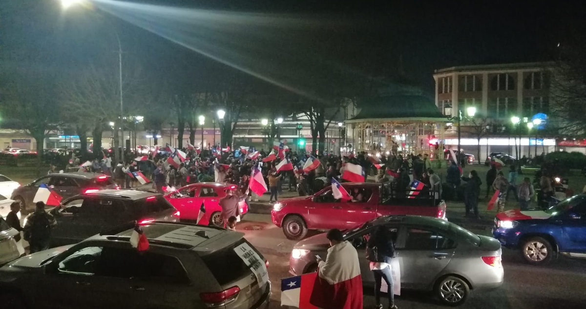 Celebraciones triunfo del rechazo