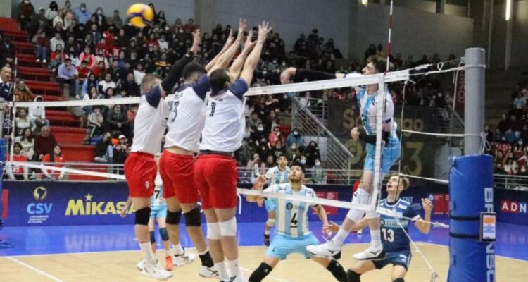 Chile logra gran triunfo sobre Argentina en Sudamericano de Voleibol