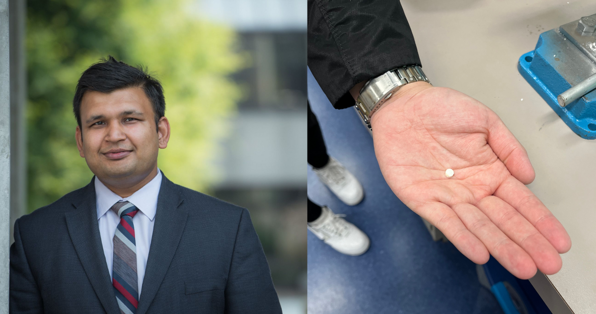 Dr. Anubhav Pratap-Singh, creador de la cápsula de insulina