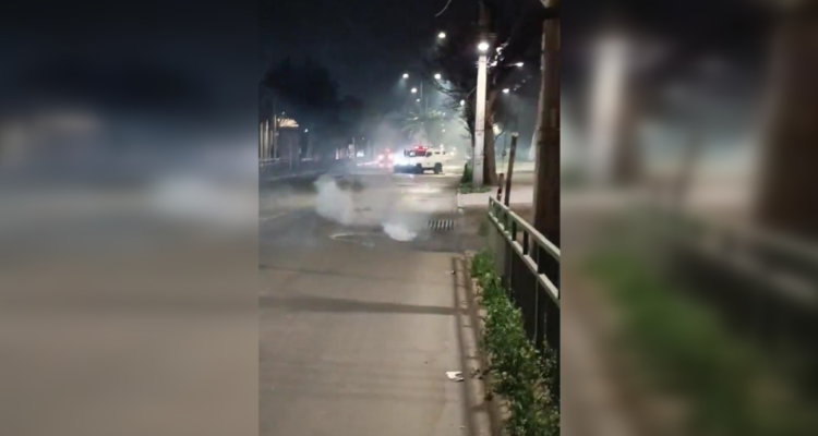 turba comisaría Carabineros Huechuraba