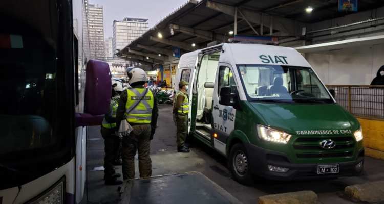 conductor narcotest Terminal Santiago