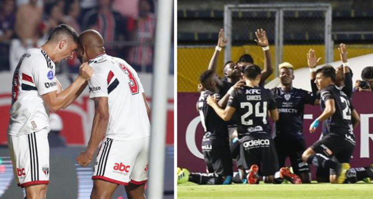 Sao Paulo e Independiente del Valle luchan por la Copa Sudamericana.