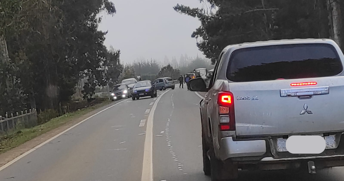 Reportan disparos y bloqueos de camino al sur de Cañete: vehículos no podría avanzar.