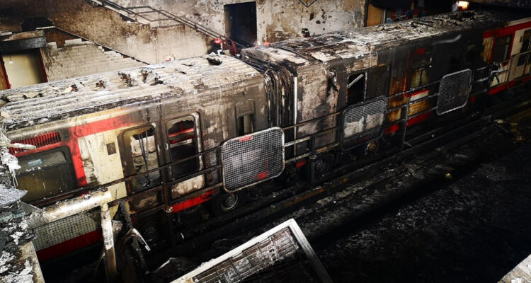 Corte Suprema rebaja condena a autor de incendio en metro San Pablo durante estallido social