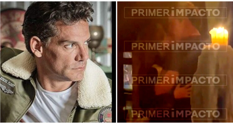 Cristian de la fuente besando a otra mujer