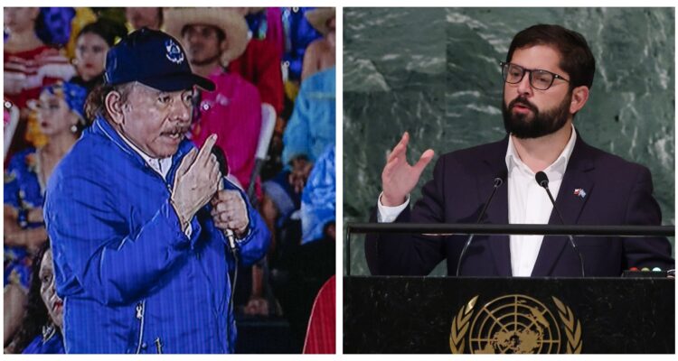 Daniel Ortega y Gabriel Boric