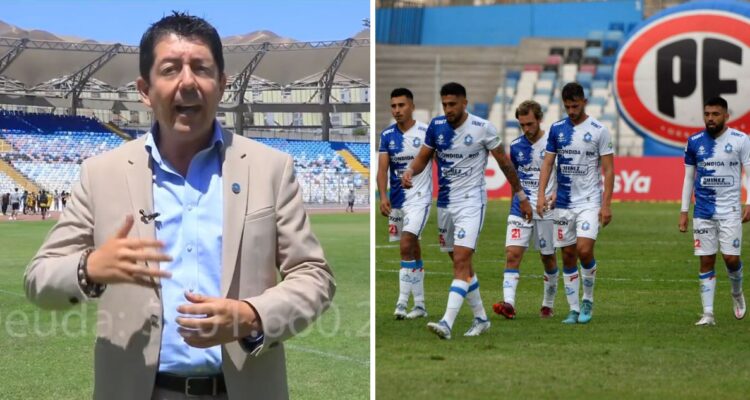 Deportes Antofagasta suma problemas tras advertencia del alcalde Jonathan Velásquez.