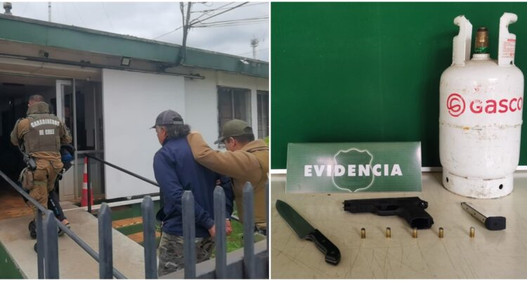 Detenidos robos incendio en Collipulli