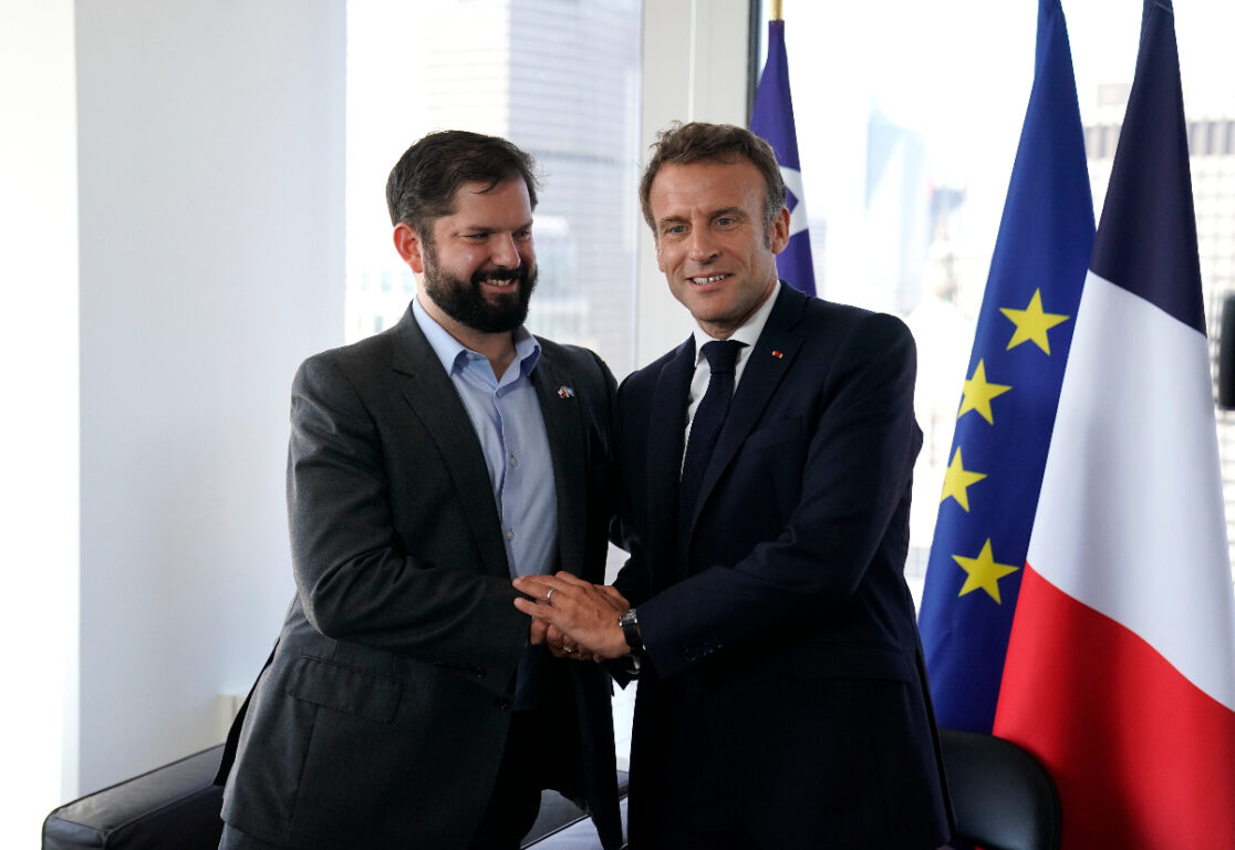 Presidente y Macron