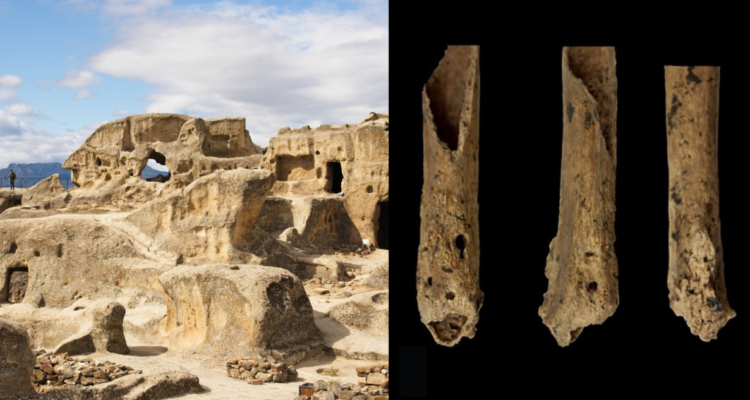 Sitio arqueológico y osamentas encontradas de adolescente amputado