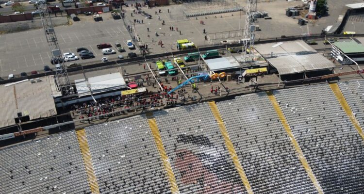 El sector Cordillera del Estadio Monumental fue clausurado por las autoridades.
