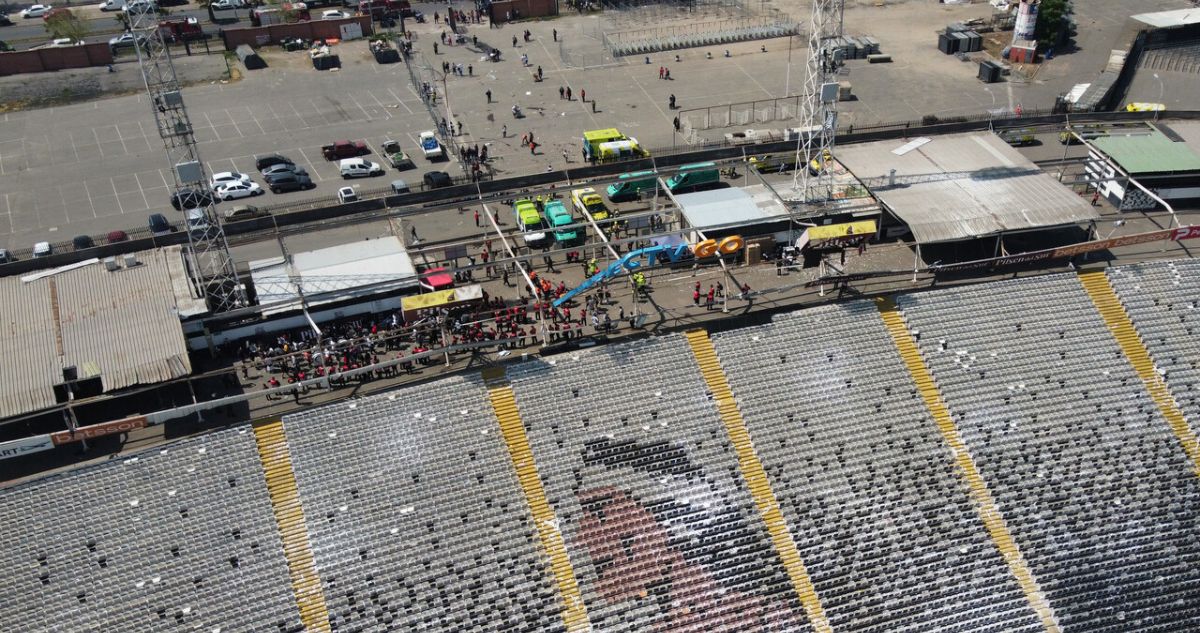 El sector Cordillera del Estadio Monumental fue clausurado por las autoridades.