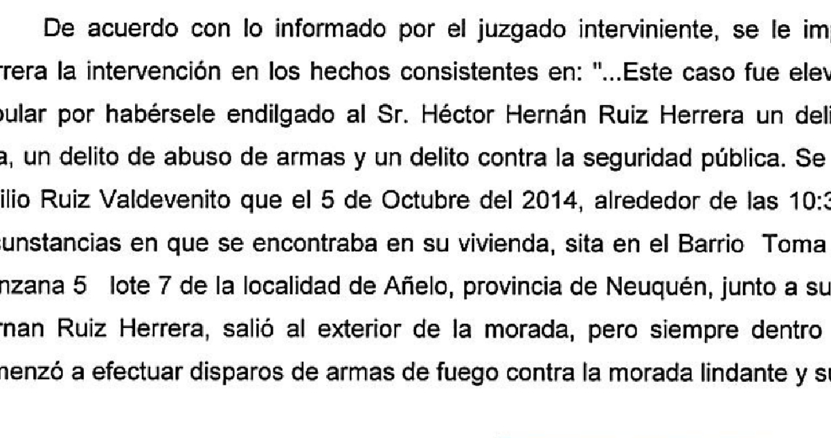 Extracto nota enviada por el embajador Bielsa al Ministerio de Relaciones Exteriores.