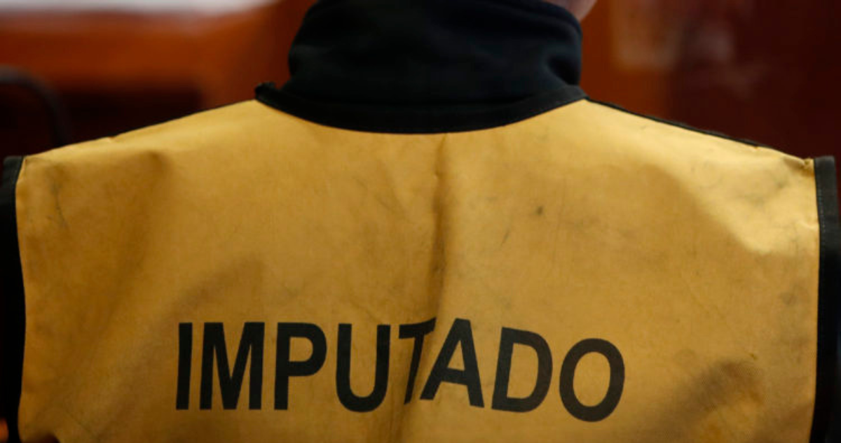 Imagen de un imputado en una audiencia.