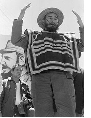 Extraña Foto de Fidel Castro de Huaso en Chile