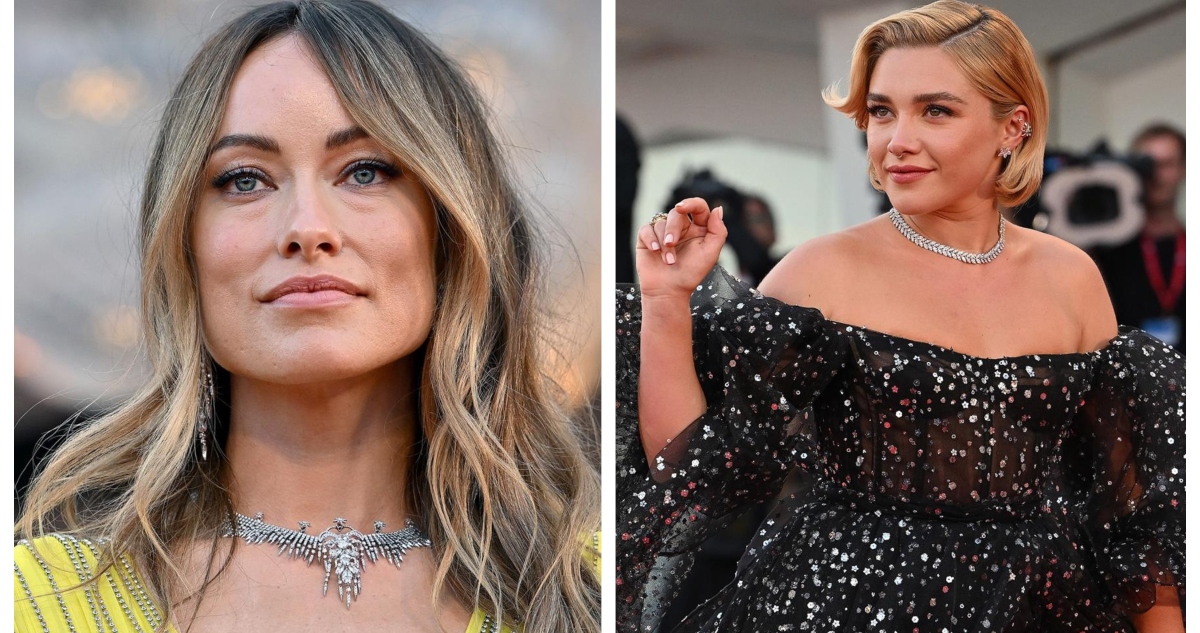 Florence Pugh reaparece en alfombra roja de Venecia tras rumores de conflicto con Olivia Wilde