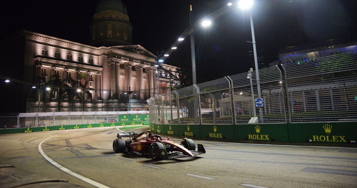 Fórmula 1: Ferrari mandó en los libres del GP de Singapur.